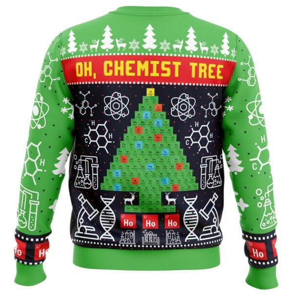 Oh Chemist Tree Science Ugly Christmas Sweater