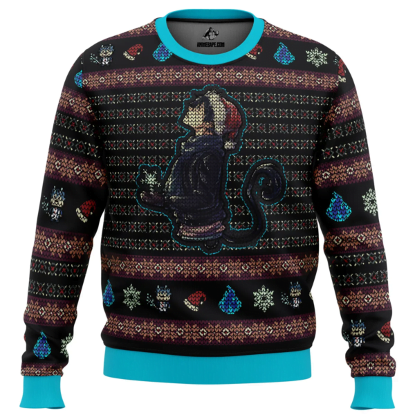 Okumura Rin Blue Exorcist Ugly Christmas Sweater 1