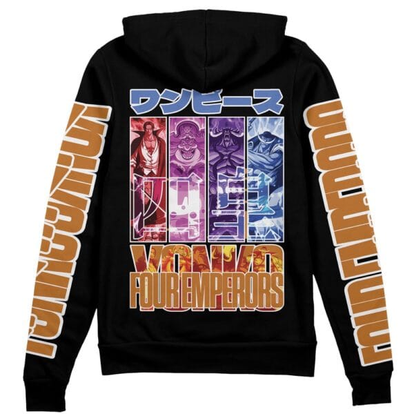 Old Generation Yonko One Piece Streetwear Zip Hoodie Jacket