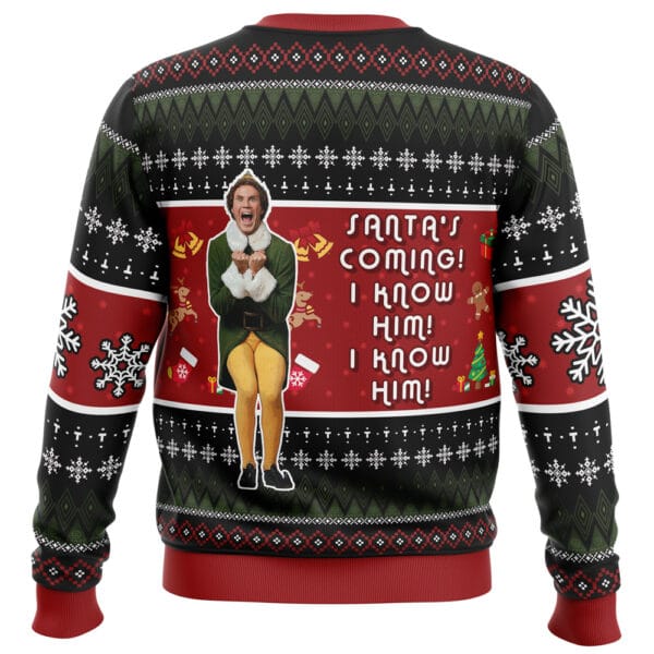 Omg Santa Elf Ugly Christmas Sweater