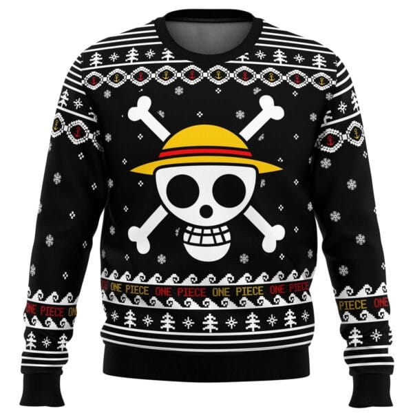 One Piece Straw Hat Pirates Christmas Ugly Christmas Sweater