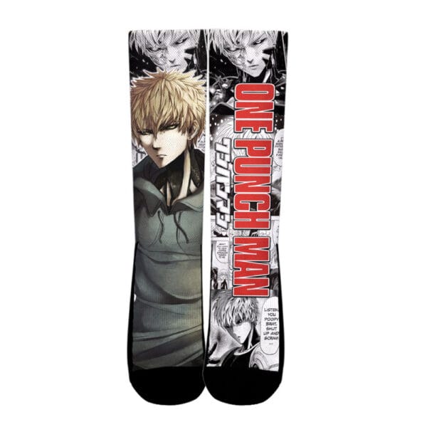 Anime One Punch Man Genos Socks Custom For Anime Fans Anime