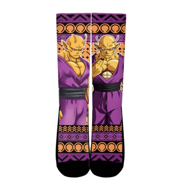 Orange Piccolo Socks Dragon Ball Custom Ugly Christmas Anime Socks