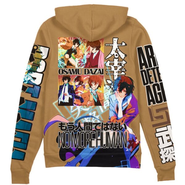 Osamu Dazai Bungou Stray Dogs Streetwear Zip Hoodie Jacket