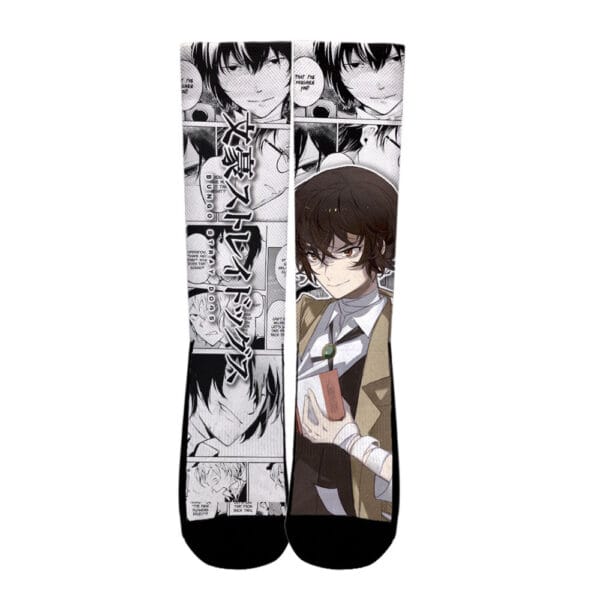 New Osamu Dazai Socks Bungo Stray Dogs Custom Anime Socks