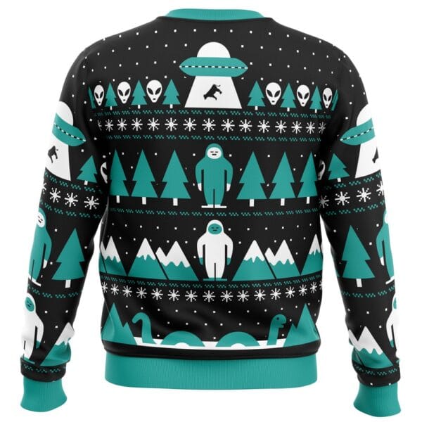 Paranormal Xmas Alien Ugly Christmas Sweater