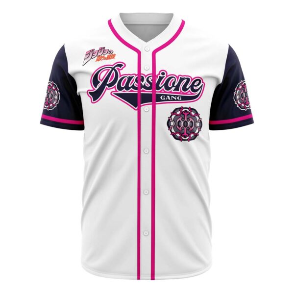 Anime Passione Gang Golden Wind Jojos Bizarre Adventure Baseball Jersey