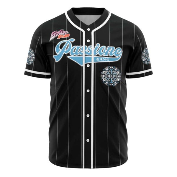 Anime Passione Gang Jojos Bizarre Adventure Baseball Jersey Anime