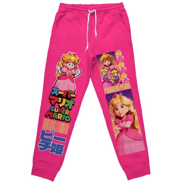 Peach Super Mario Streetwear Sweatpants