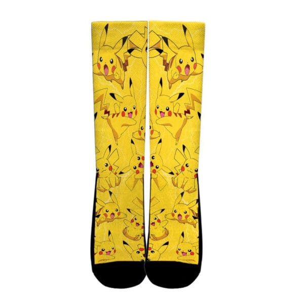 Pikachu Socks Costume Pokemon Anime Socks Pattern