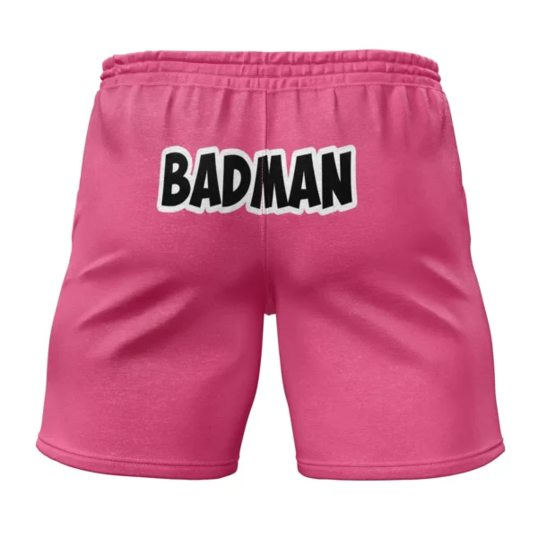 Pink Badman Vegeta Dragon Ball Gym Shorts