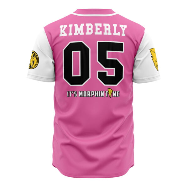 Pink Pterodactyls Kimberly Hart Power Rangers Baseball Jersey