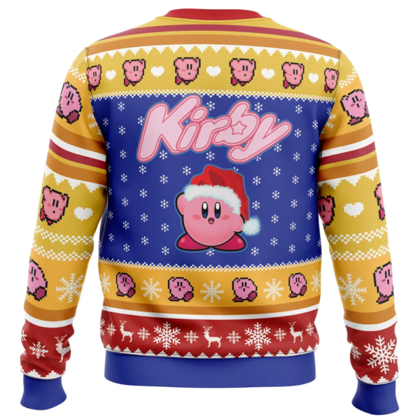 Pink Puff Christmas Kirby Ugly Christmas Sweater