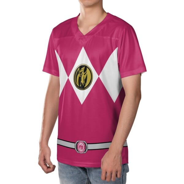 Pink Ranger Mighty Morphin Power Rangers Soccer Jersey