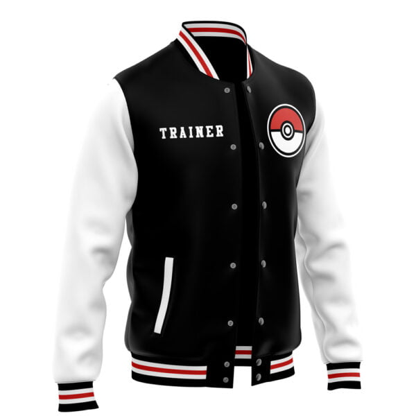 Poke League Bomber Pokemon Varsity Jacket