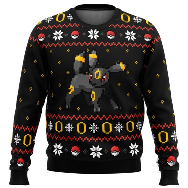 Pokemon Ring Of Umbreon Ugly Christmas Sweater