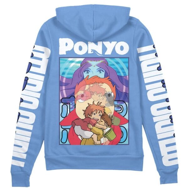 Ponyo Studio Ghibli Streetwear Zip Hoodie Jacket