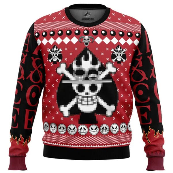 Portgas D Ace One Piece Ugly Christmas Sweater