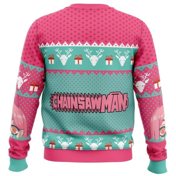 New Power Chainsaw Man Ugly Christmas Sweater