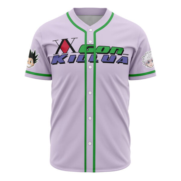 Anime Power Duo Gon Killua Hunter X Hunter Baseball Jersey