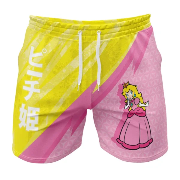 Princess Peach Mario Bros Gym Shorts