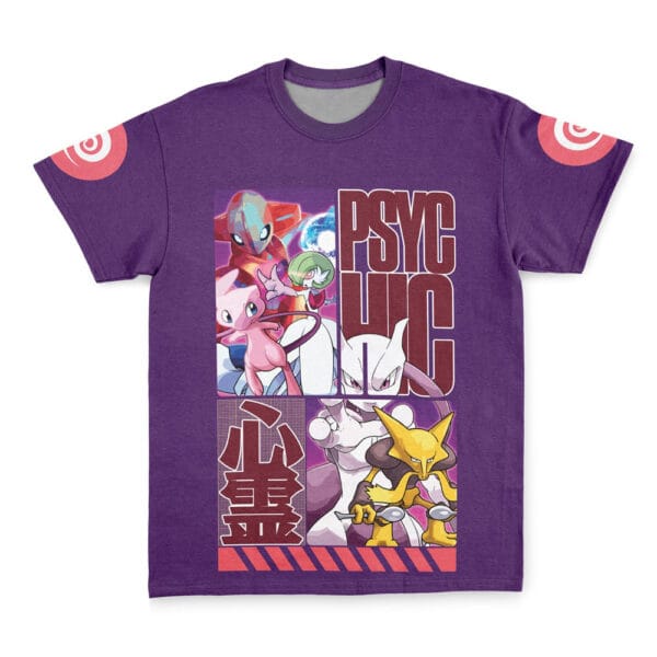 Psychic Type Pokemon Streetwear T Shirt