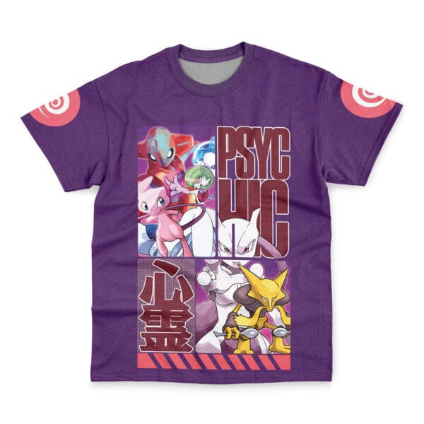 Psychic Type Pokemon Streetwear T Shirt