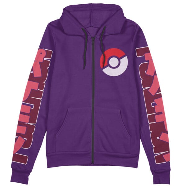 Psychic Type Pokemon Streetwear Zip Hoodie Jacket