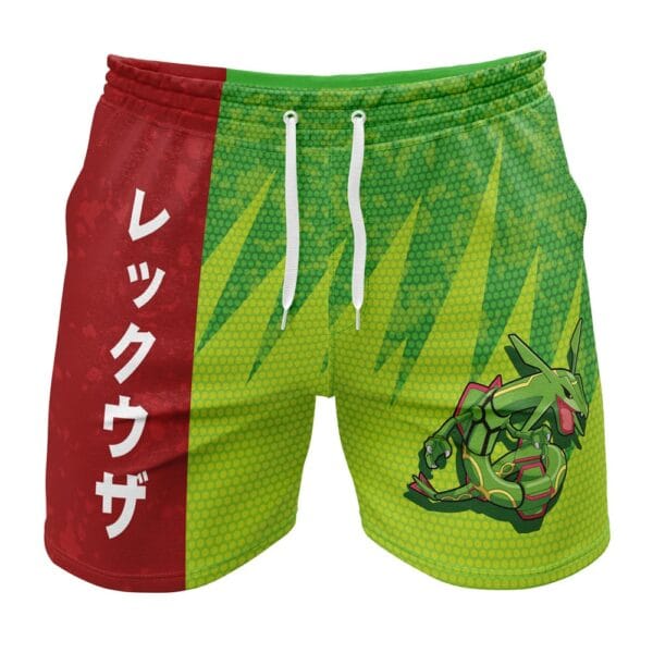 Rayquaza Classic Pokemon Gym Shorts