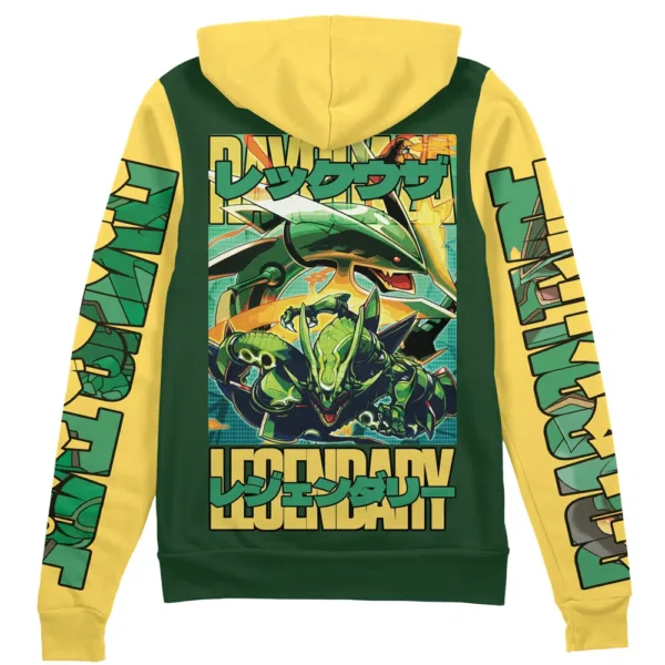 Rayquaza Pokemon Streetwear Zip Hoodie Jacket