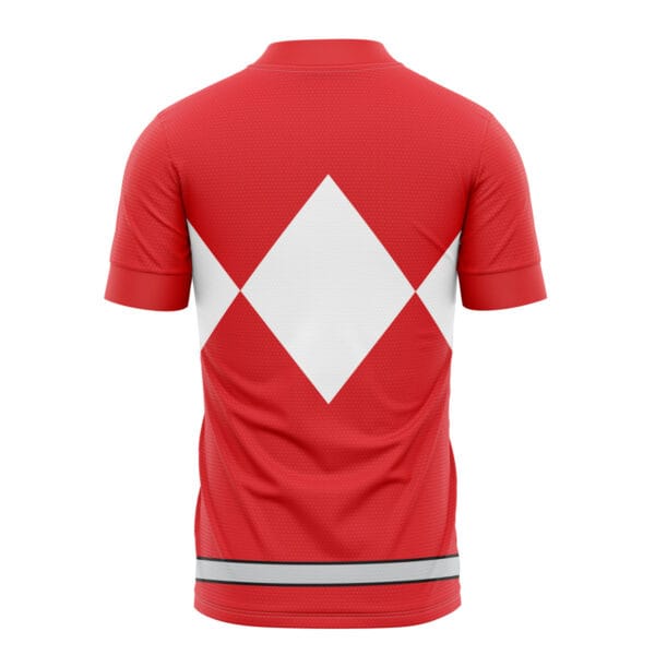 Red Ranger Mighty Morphin Power Rangers Soccer Jersey