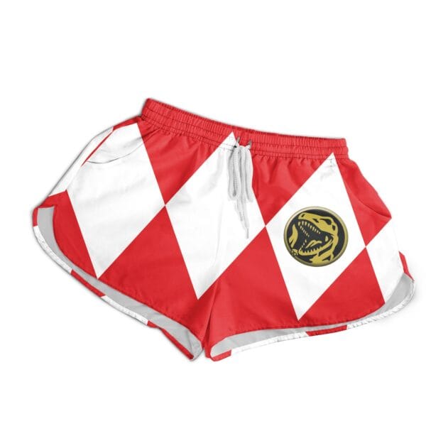 Red Ranger Mighty Morphin Power Rangers Womens Board Shorts