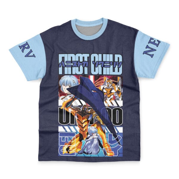 Rei Ayanami X Eva 00 Neon Genesis Evangelion Streetwear T Shirt