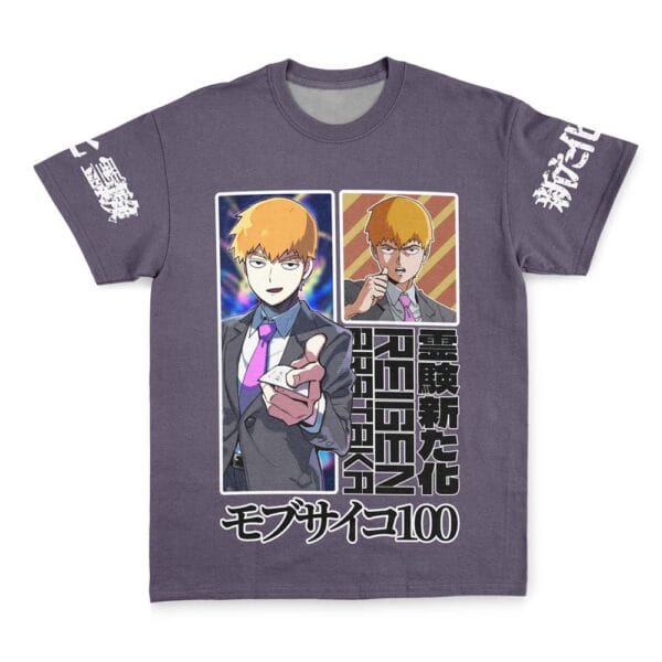 Anime Reigen Arataka Mob Psycho 100 Streetwear Tshirt