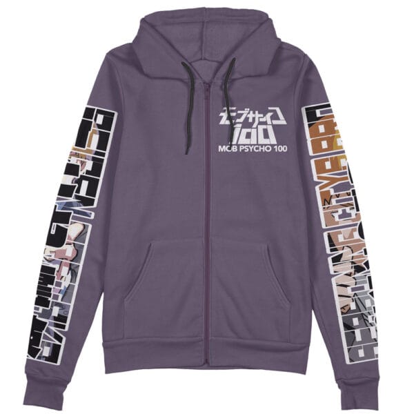 Reigen Arataka Mob Psycho 100 Streetwear Zip Hoodie Jacket