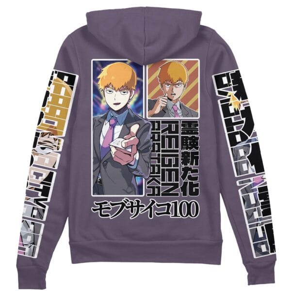 Reigen Arataka Mob Psycho 100 Streetwear Zip Hoodie Jacket