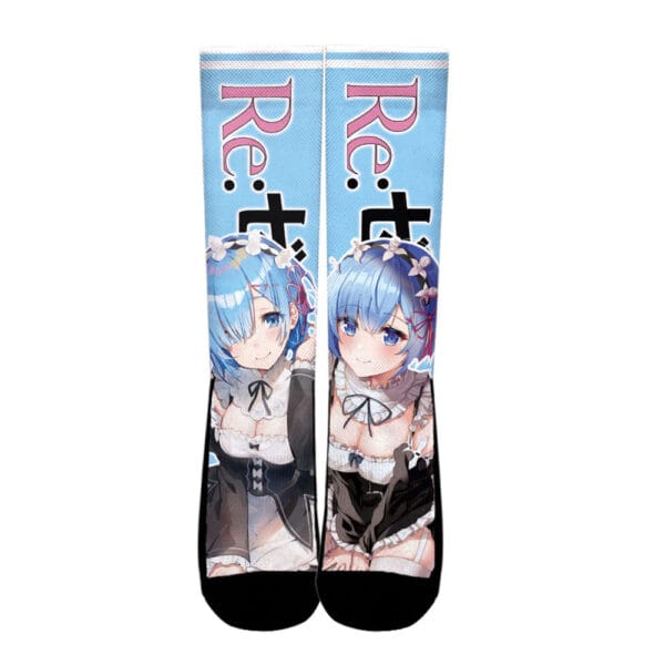 Rem Socks Rezero Custom Anime Socks