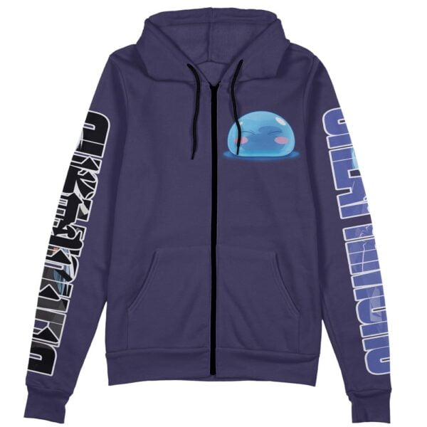 Anime Rimuru Tempest That Time I Got Reincarnated As A Slime Streetwear Zip Hoodie Jacket