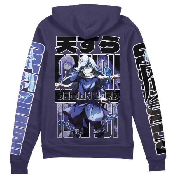 Anime Rimuru Tempest That Time I Got Reincarnated As A Slime Streetwear Zip Hoodie Jacket