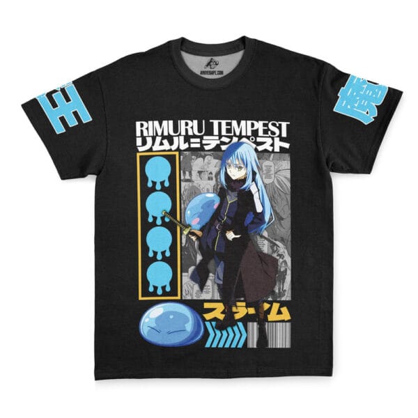 Anime Rimuru Tempest V2 That Time I Got Reincarnated As A Slime Naruto Streetwear T Shirt