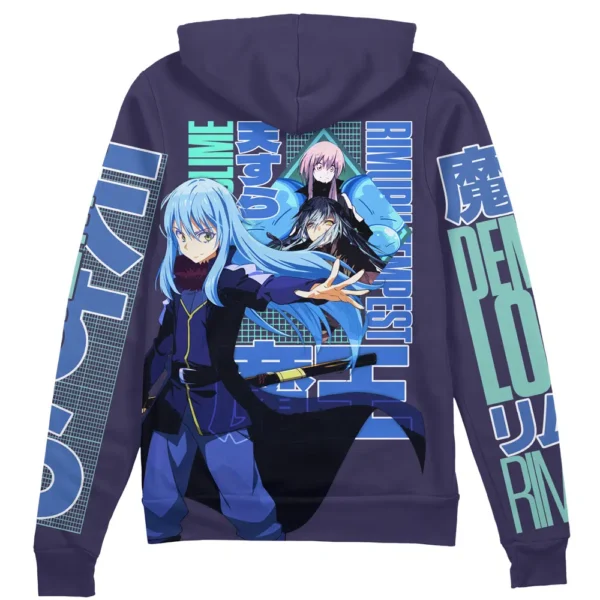 Rimuru Tempest V3 That Time I Got Reincarnated As A Slime Streetwear Zip Hoodie Jacket