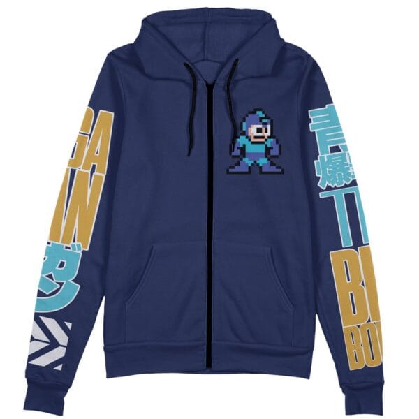 Rock Man Mega Man Streetwear Zip Hoodie Jacket