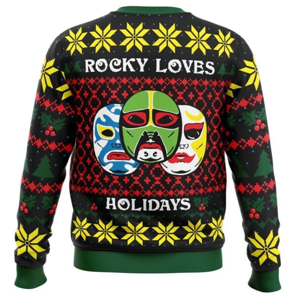 Rocky Loves Holidays 3 Ninjas Ugly Christmas Sweater