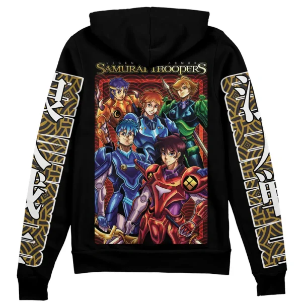 Ronin Warriors Streetwear Zip Hoodie Jacket