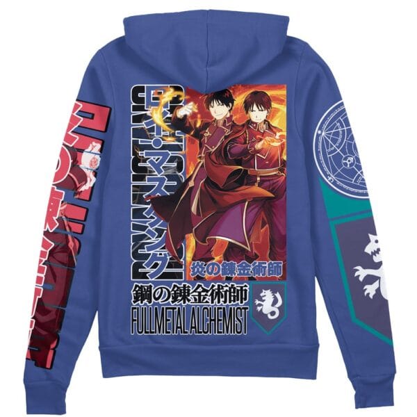 Roy Mustang Fullmetal Alchemist Streetwear Zip Hoodie Jacket