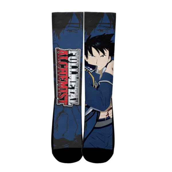 Roy Mustang Socks Fullmetal Alchemist Custom Anime Socks Manga Style