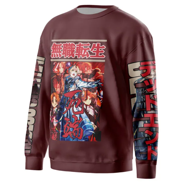 Anime Rudeus Greyrat Mushoku Tensei Streetwear Sweatshirt