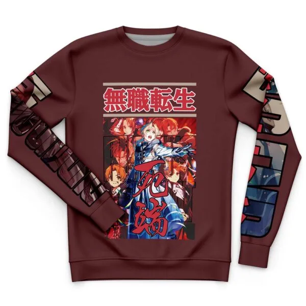 Anime Rudeus Greyrat Mushoku Tensei Streetwear Sweatshirt