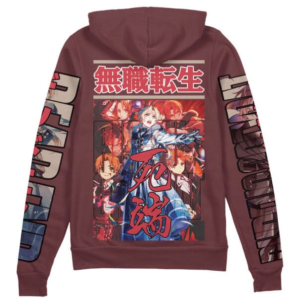 Rudeus Greyrat Mushoku Tensei Streetwear Zip Hoodie Jacket