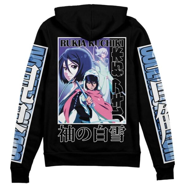 Anime Rukia Kuchiki Tybwa Bleach Streetwear Zip Hoodie Jacket Anime